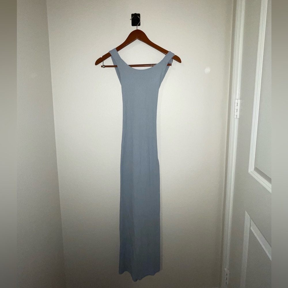 H&M baby blue Maxi Dress